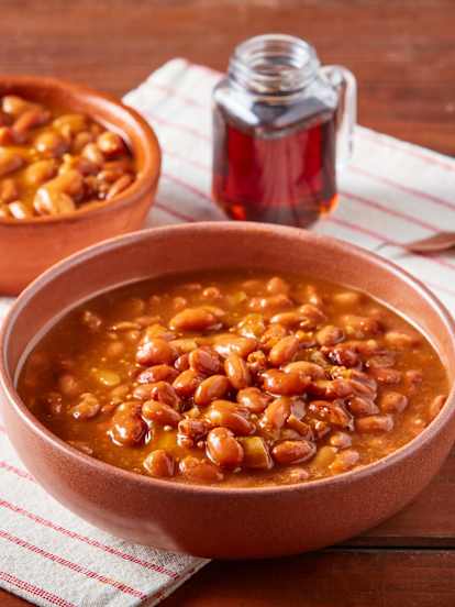 Fèves au lard au sirop d'érable