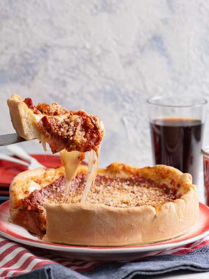 Chicago deep dish-pizza
