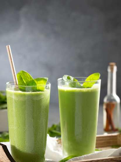 Eiwitrijke smoothie met spinazie