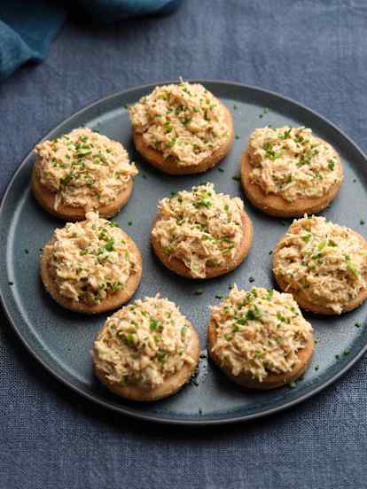 Crab Salad on English Muffins