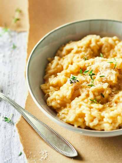 Risotto au potimarron