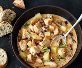 Blanquette de volaille à l'estragon