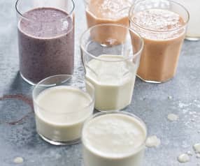 Smoothie de mirtilo e aveia