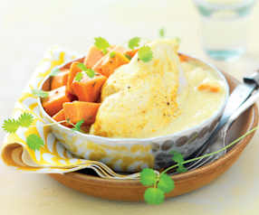 Poulet au lait de coco et épices