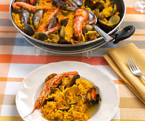 Paella de marisco