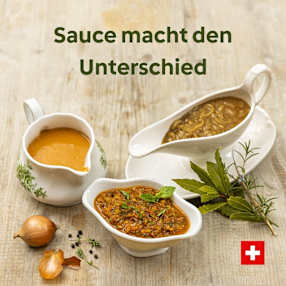Sauce macht den Unterschied