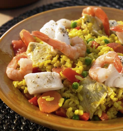 Paella mit Hähnchen, Fisch und Meeresfrüchten - Cookidoo® – the ...