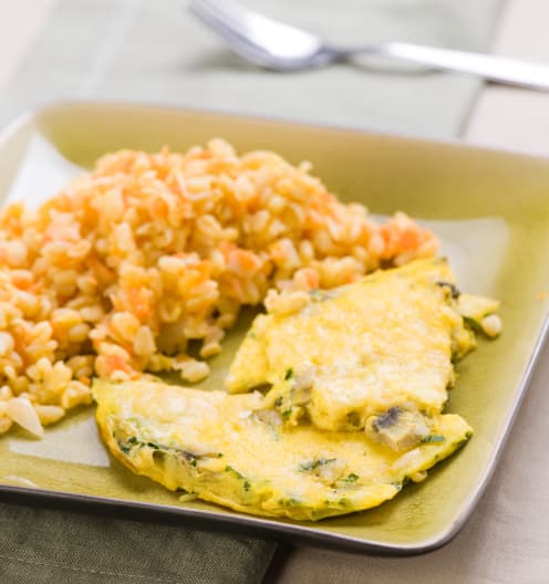 Möhren-Weizen mit Champignon-Omelette - Cookidoo® – das offizielle ...