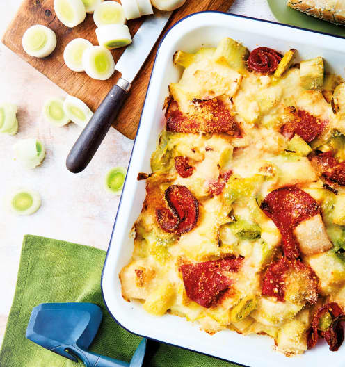 Gratin Poireau-pomme De Terre Au Chorizo Et Parmesan - Cookidoo® – La ...