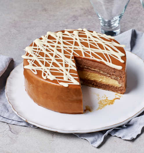 Caramel Chocolate Mousse Cake (TM6, Kirsten Tibballs) - Cookidoo ...