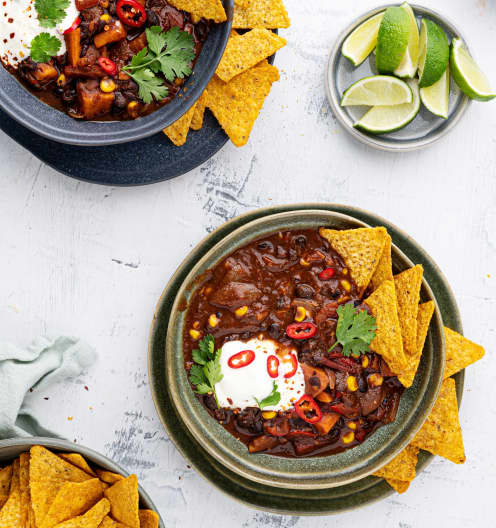 Süßkartoffel-Chili mit schwarzen Bohnen - Cookidoo® – the official ...