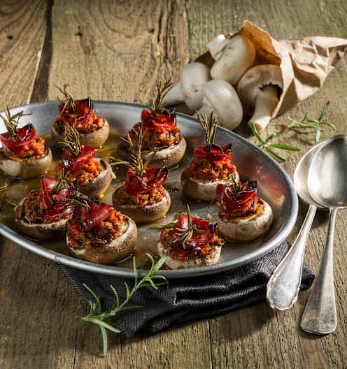 Champignons mit Chorizo gefüllt - Cookidoo® – das offizielle Thermomix ...