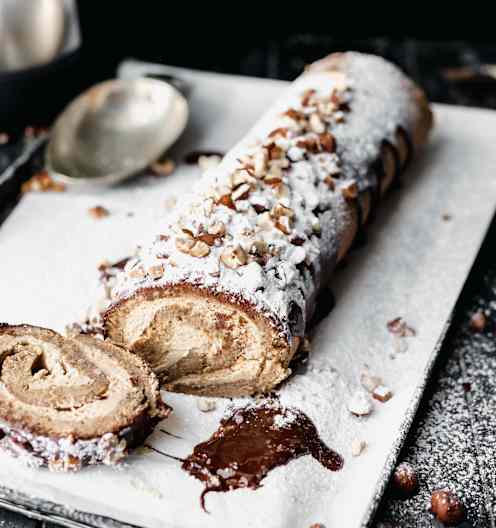 Rolada kawowoorzechowa Cookidoo® das offizielle Thermomix®Rezept