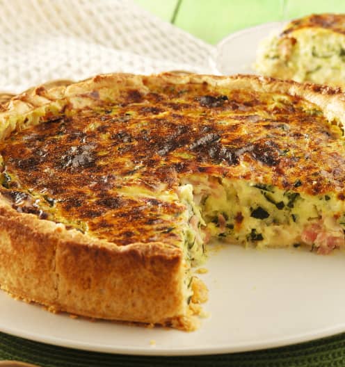 Ham and zucchini quiche - Cookidoo® – the official Thermomix® recipe ...