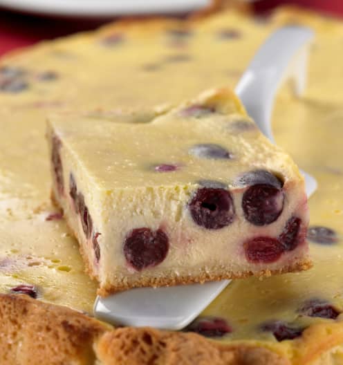 Käse-Kirsch-Kuchen vom Blech - Cookidoo® – das offizielle Thermomix ...