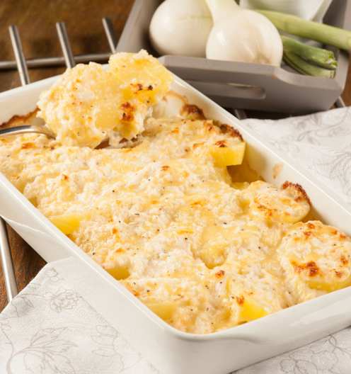 Patatas gratinadas con crema de queso - Cookidoo® – la plataforma de