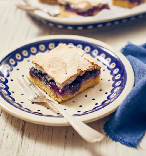 Heidelbeerkuchen mit Baiserhaube (Ciasto jagodowe z bezą) - Cookidoo ...