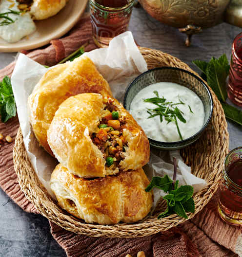 Blätterteig-Taschen mit Reis-Hack-Füllung (Ouzi) - Cookidoo® – la ...