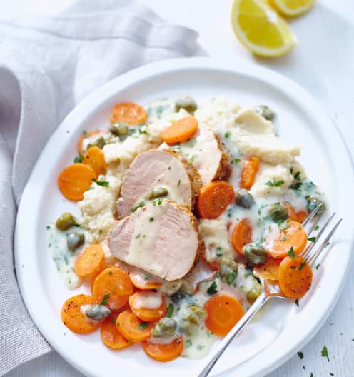 Schweinefilet mit Selleriepüree und Kapern-Zitronen-Sauce - Cookidoo ...