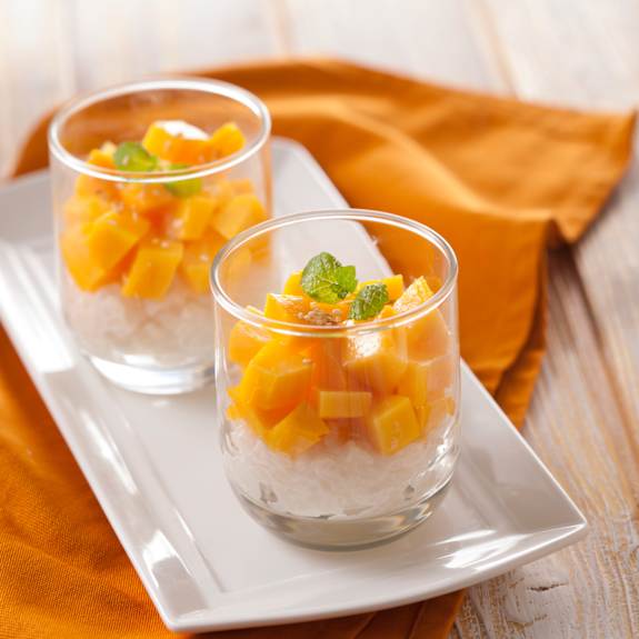Kleisty ryż z mleczkiem kokosowym i mango (mango sticky rice) Cookidoo® the official