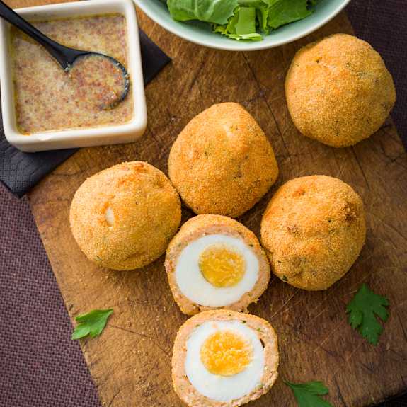 Huevos escoceses con salmón (Scotch eggs) Cookidoo® the official