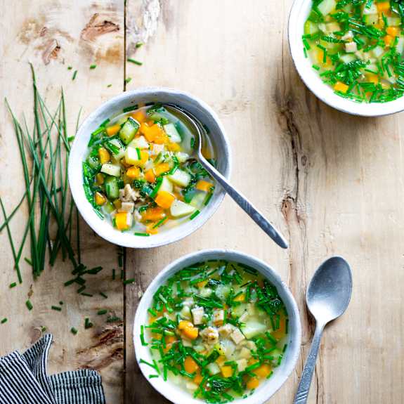 Bouillon aux légumes, crozets et herbes Cookidoo® la nostra