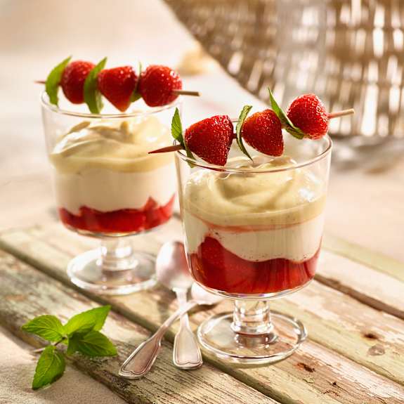 Quark-Mousse mit Vanille-Erdbeeren - Cookidoo® - nền tảng công thức ...