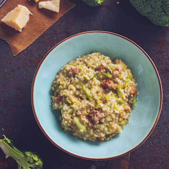Risotto ai broccoli e salsiccia Cookidoo® the official Thermomix