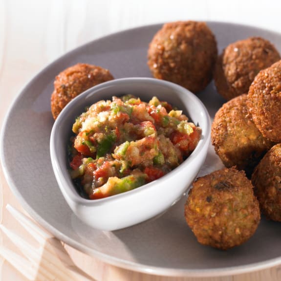 Falafel mit Tomatenrelish - Cookidoo® – das offizielle Thermomix