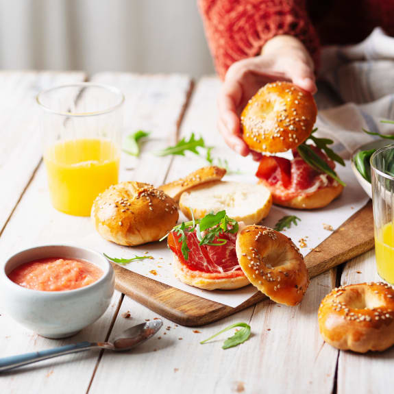 Bagels Con Jamón Y Tomate - Cookidoo® – A Plataforma Oficial De ...