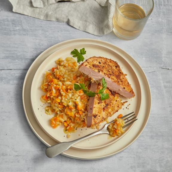 Panierter Fleischkäse Mit Rüebli-risotto - Cookidoo® – The Official 