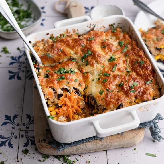 Spiralized Sweet Potato and Chicken Casserole Cookidoo® the