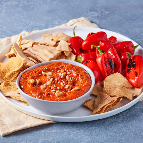 Roasted Red Pepper and Walnut Dip (Muhammara) Cookidoo® the