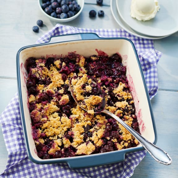 Blaubeer-Crumble mit Rotwein - Cookidoo® – das offizielle Thermomix ...