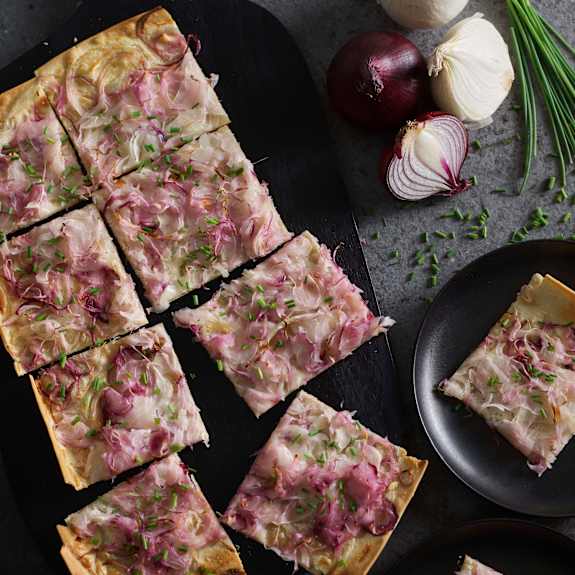 Onion Tarte Flambée Cookidoo® the official Thermomix® recipe platform