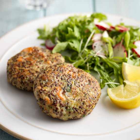 Quinoa Salmon Patties Cookidoo® a plataforma oficial de receitas Bimby®