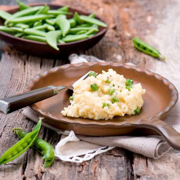 Risotto bianco z zielonym groszkiem Cookidoo® la plataforma de