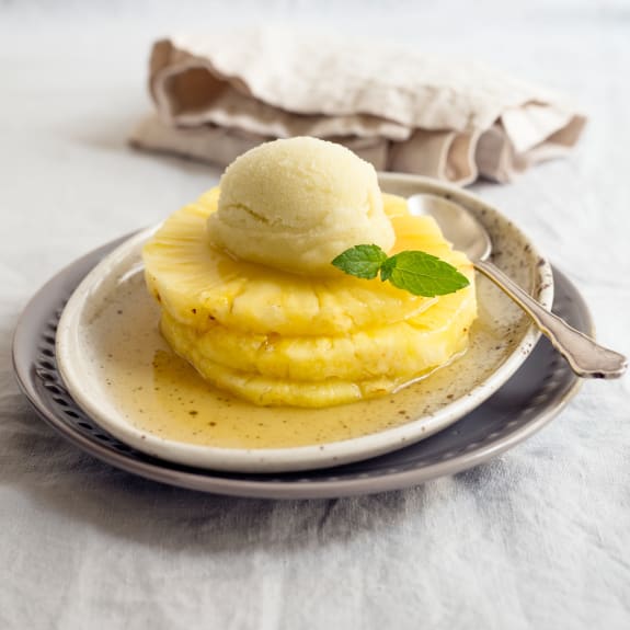 Gedämpfte Ananas mit Apfel-Ingwer-Sorbet - Cookidoo® – das offizielle ...