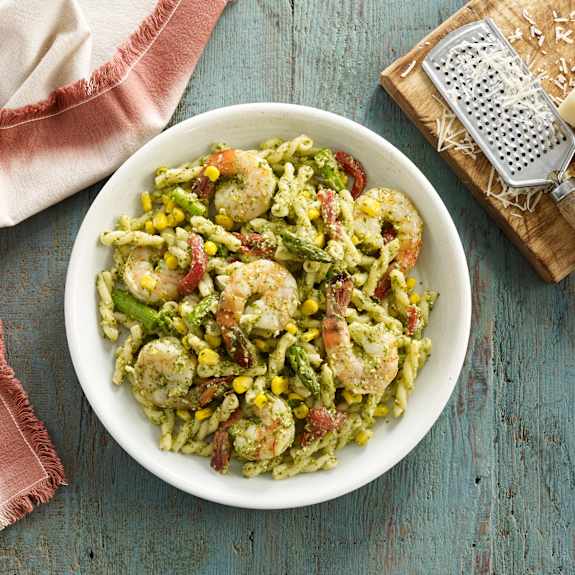 Reje pasta med koriander pesto - Cookidoo® – the official Thermomix ...