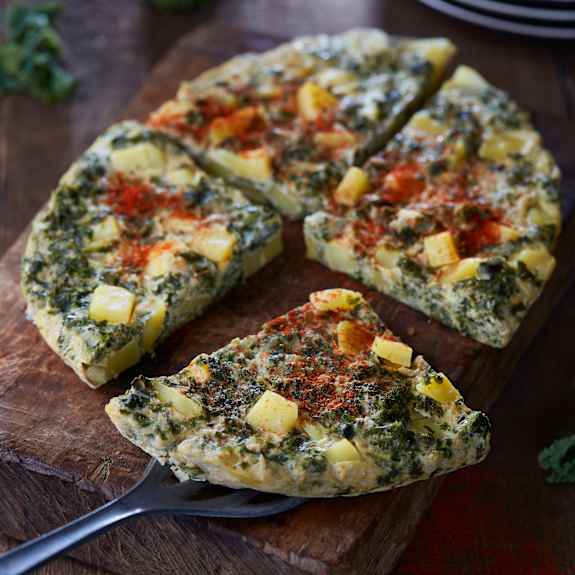 Frittata de pommes de terre au chou kale Cookidoo® the official