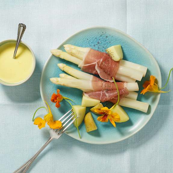 Spargel mit Schinken und Sauce Hollandaise - Cookidoo® – das offizielle ...