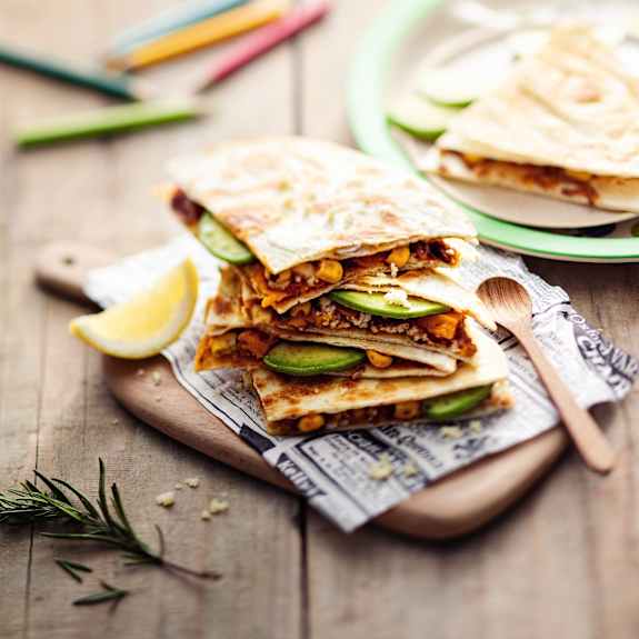 Babyfriendly Butternut and Kidney Bean Quesadillas Cookidoo® das