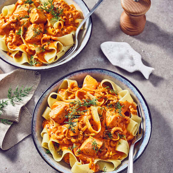 Lachs-Krabben-Pasta - Cookidoo® – das offizielle Thermomix®-Rezept-Portal Lachs-Krabben-Pasta - Cookidoo® – das offizielle Thermomix®-Rezept-Portal