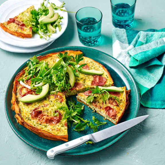 Sweet potato quiche with prosciutto Cookidoo® the official