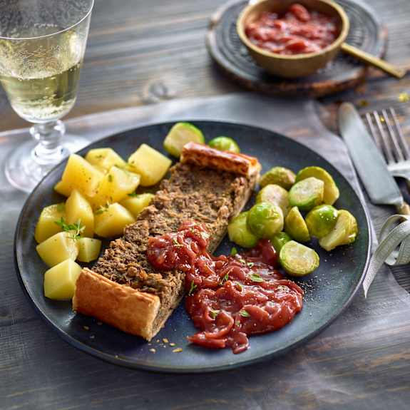 Linsenbraten mit Zwiebelsauce und Rosenkohl - Cookidoo® – das ...