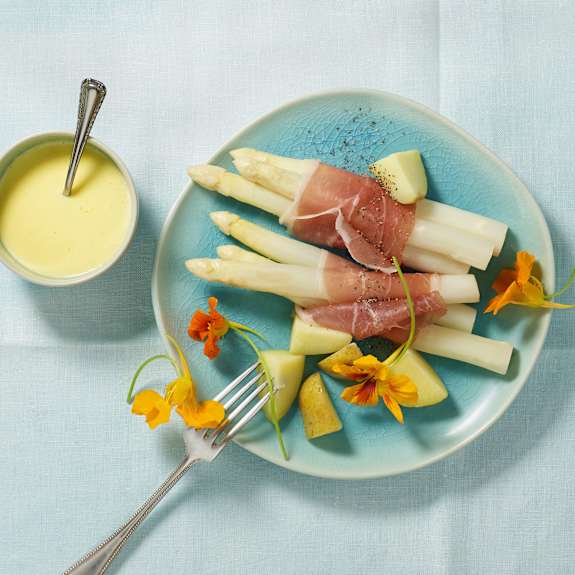Asperges et jambon sauce hollandaise Cookidoo® a plataforma oficial