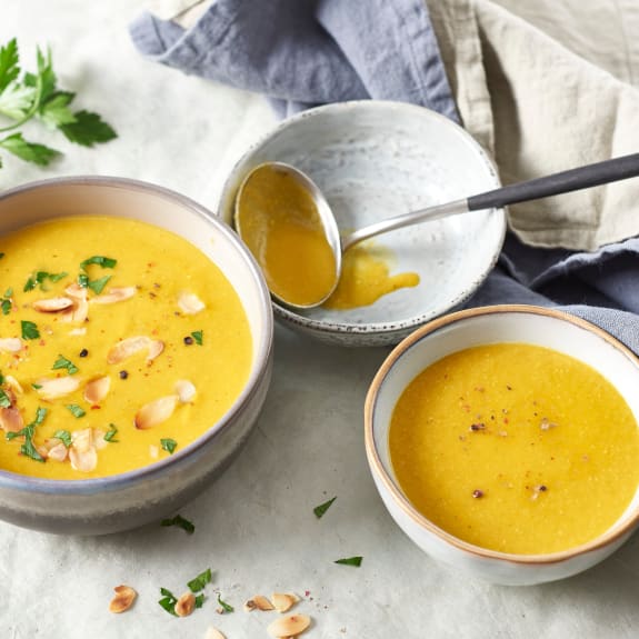 Soupe de courge butternut, curry et amandes - Cookidoo® - la plateforme ...