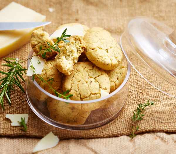 Cookies fleur de sel, parmesan et herbes de provence Cookidoo® the official Thermomix