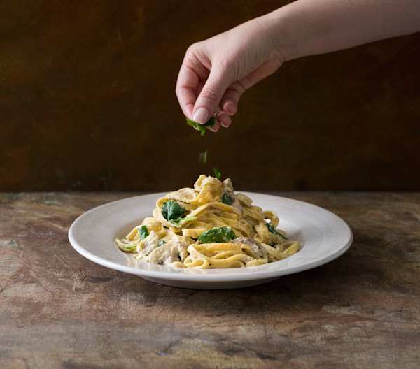 Pasta Alfredo with mushrooms Cookidoo® the official Thermomix