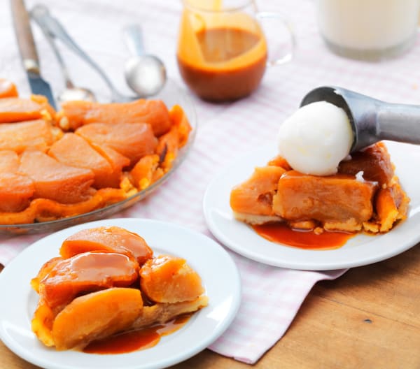 Tarte Tatin Caramel Au Beurre Salé Et Sorbet Yaourt - Cookidoo® – La ...